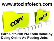 Earn Unlimited by doing Part/Full Time Jobs at www.atozinfotech.com